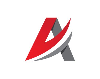 A, V harfi Logo şablonu