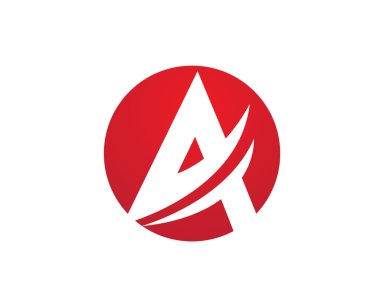 A, V harfi Logo şablonu