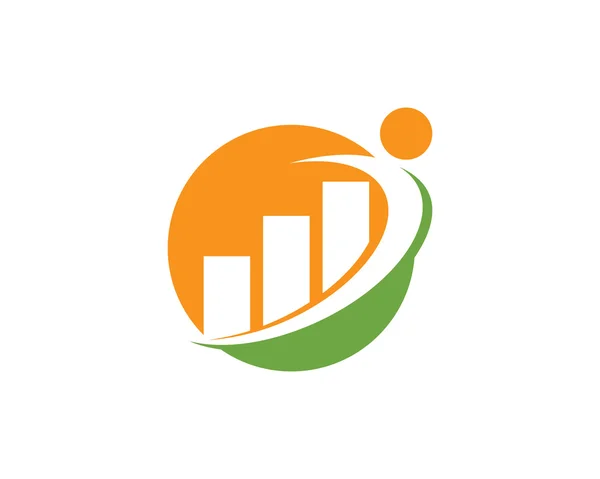 Finanzas logo negocio — Archivo Imágenes Vectoriales