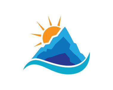 Dağ beach wave logosu