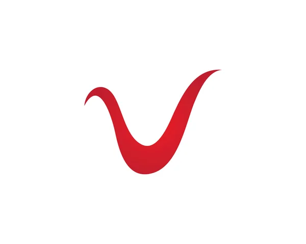 V brev logotyp — Stock vektor