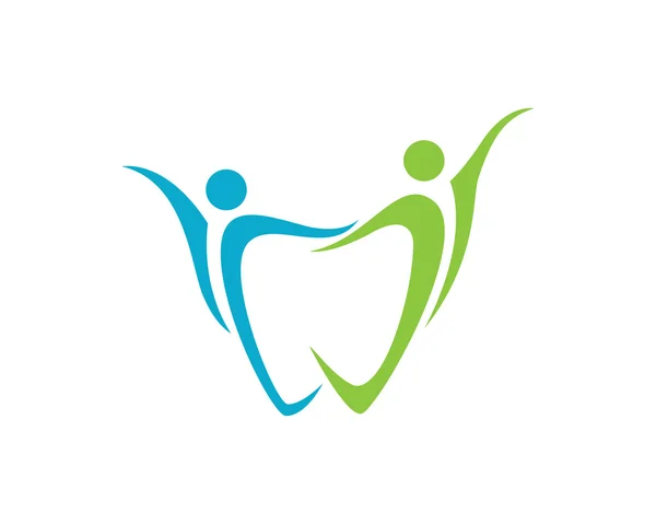 Zahnpflege-Logo — Stockvektor