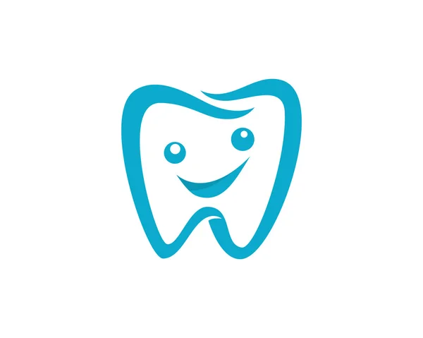 Logo cuidado dental — Vector de stock