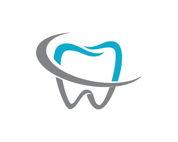 Logo cuidado dental — Vector de stock