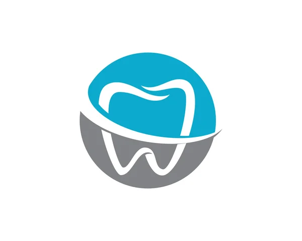 Logo cuidado dental — Vector de stock