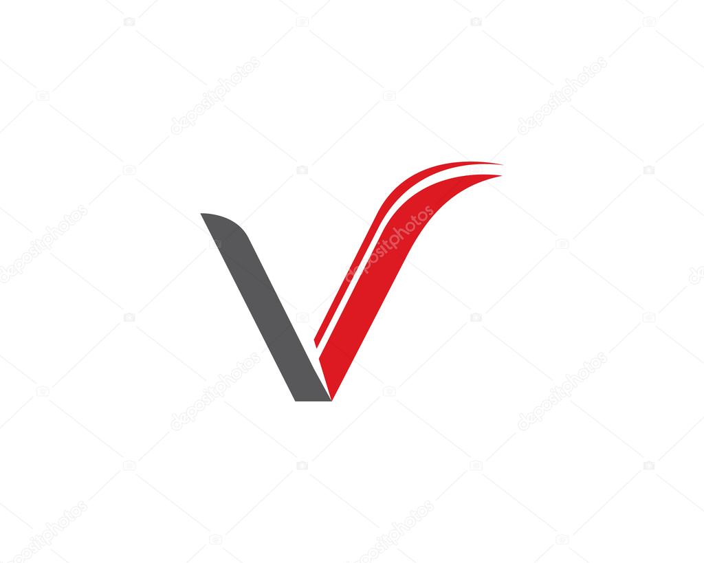V s letter logo