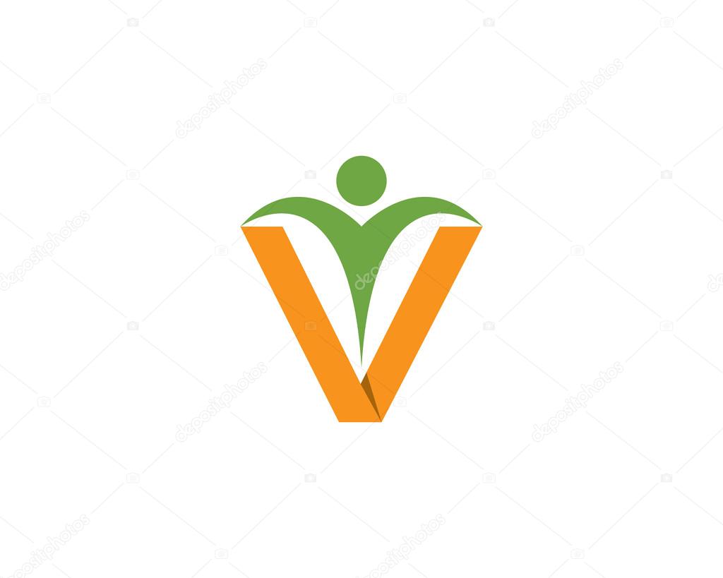 V s letter logo