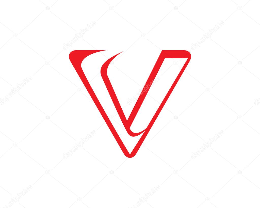 V s letter logo