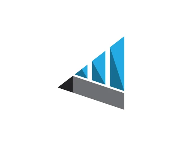 Business Finance Logo Template Vector — Stock Vector