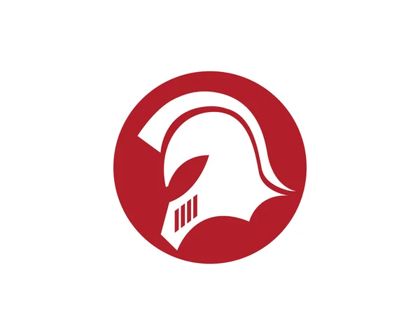Modello di logo del gladiatore — Vettoriale Stock
