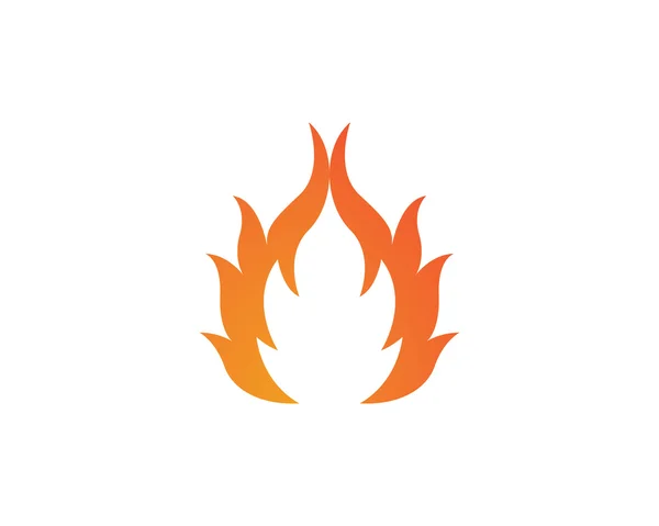 Brandheiße Logos — Stockvektor