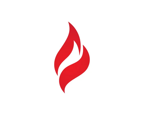 Tűz forró logó — Stock Vector
