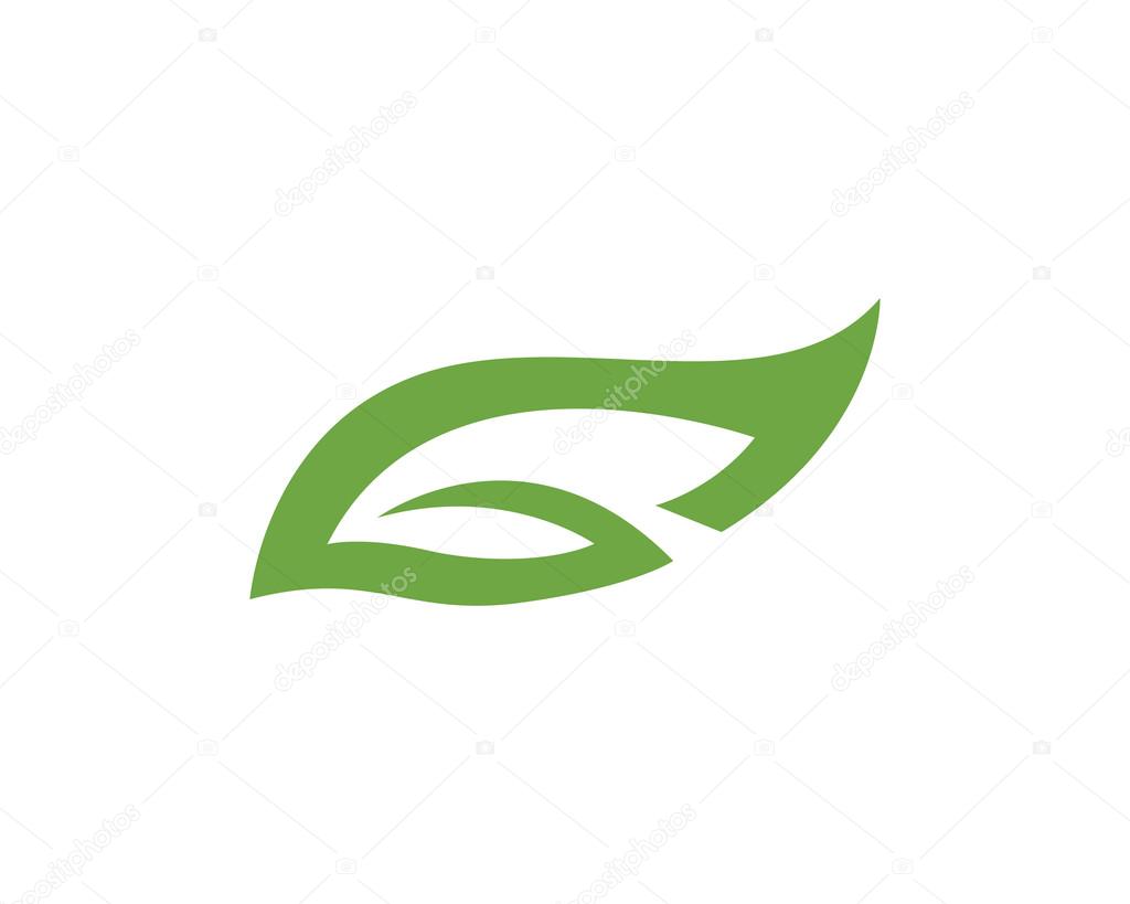 Eyes green logo template