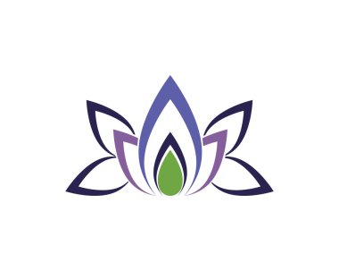 Lotus çiçeği spa logosu