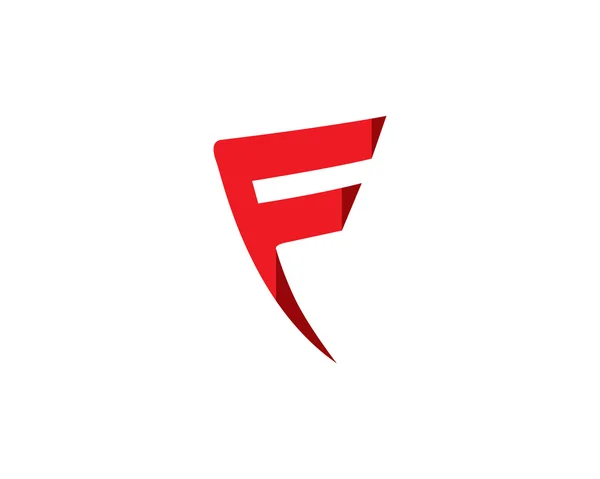 F písmeno logo — Stockový vektor