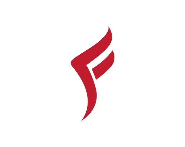 F písmeno logo — Stockový vektor