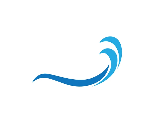 Fala plaży logo — Wektor stockowy
