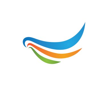Logo kuş kanatları uçmak
