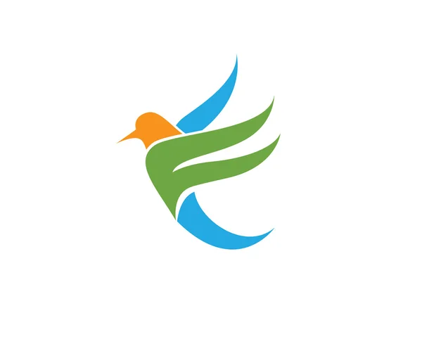 Логотип пташиних крил — стоковий вектор