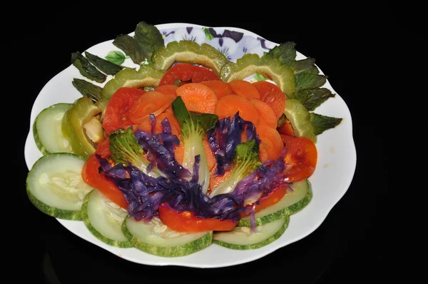 Mieszanka warzyw sałatka — Zdjęcie stockowe