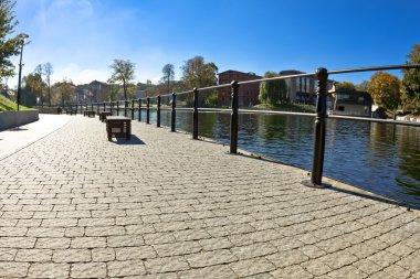 değirmen Adası - brda nehir - Bydgoszcz Polonya