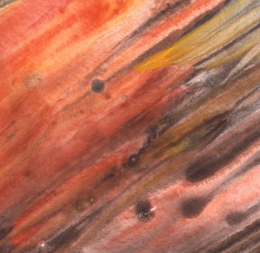 Pişmiş toprak soyut, suluboya arka plan doku. Renkli el yapımı tekniği aquarelle.