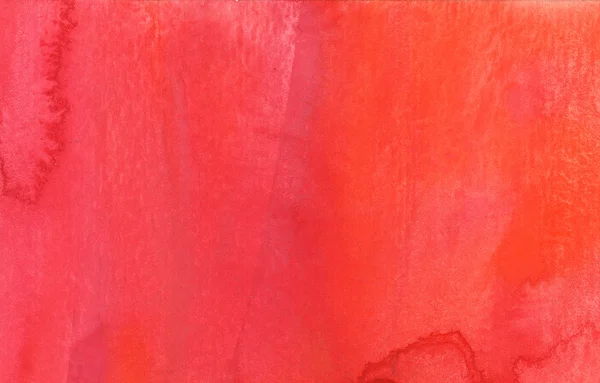 Rojo Abstracto fondo textura acuarela. Textura de pintura a mano, fondo con textura de acuarela . — Foto de Stock