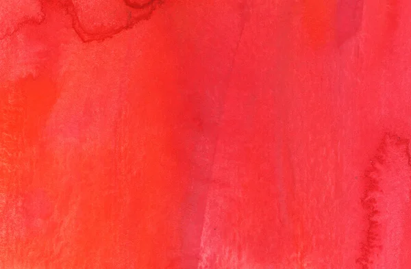 Rojo Abstracto fondo textura acuarela. Textura de pintura a mano, fondo con textura de acuarela . — Foto de Stock