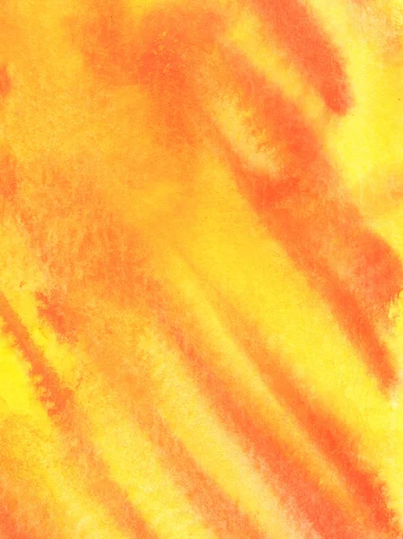 Laranja e amarelo abstrato aquarela textura fundo. Textura de pintura à mão, fundo texturizado aquarela . — Fotografia de Stock