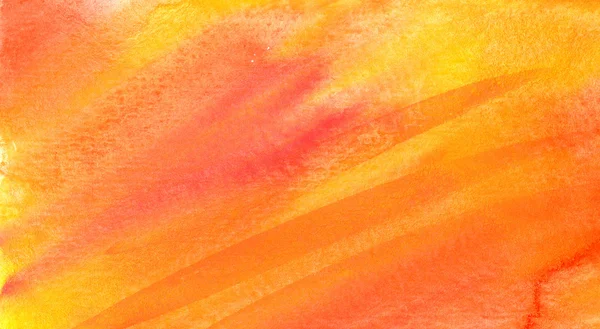 Orange Abstract fundo textura aquarela. Textura de pintura à mão, fundo texturizado aquarela . — Fotografia de Stock