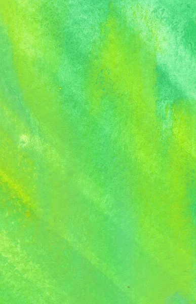 Зеленый акварельный фон текстуры. Текстура ручной краски, акварельный фон . — стоковое фото