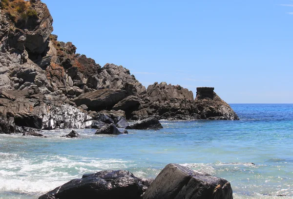 Kanguru Adası sahil şeridi. Güzel mavi okyanus su, deniz manzarası. Güney Avustralya — Stok fotoğraf