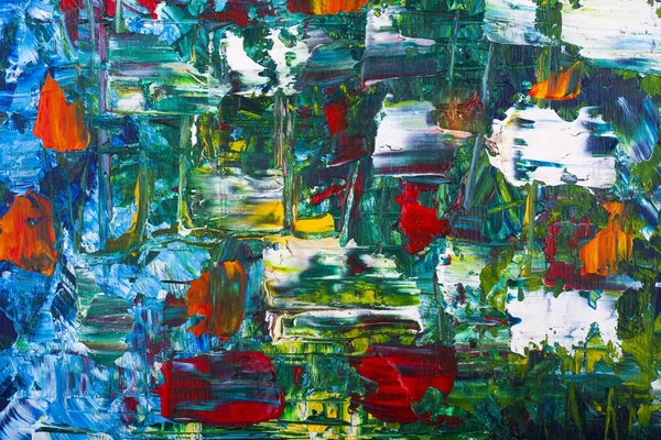 Pintura al óleo colorido abstracto —  Fotos de Stock