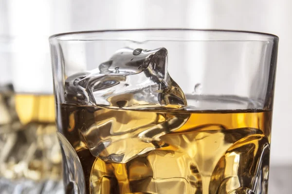 Glasses of whiskey — Stock Photo, Image