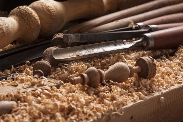 Turning shavings — Stock Photo, Image