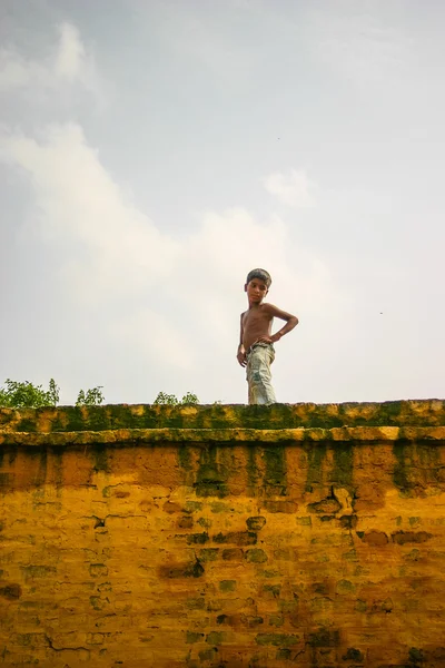 Amroha, Utar Pradesh, India - 2011: Unidentified Indian people — Stock Photo, Image