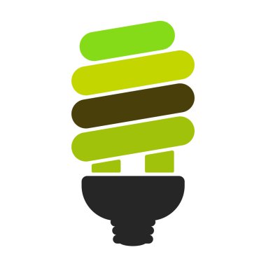 Enerji verimli ampul. oklar yeşil eco Infographic. Ekoloji diyagramı, grafik, tanıtım, grafik. Organik doğa kavramı 4 seçenekleri, parçalar, adımları ile. Raster Kopyala.