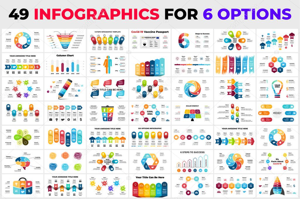 Vector Infographic Elements Templates Presentation.