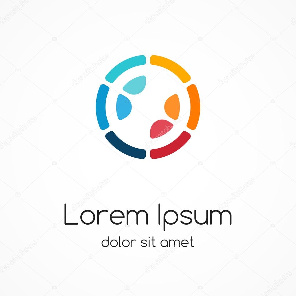 Modern vector creative abstract design symbol, sign