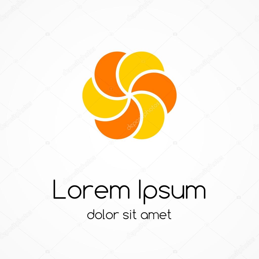 Modern vector creative abstract design symbol, sign