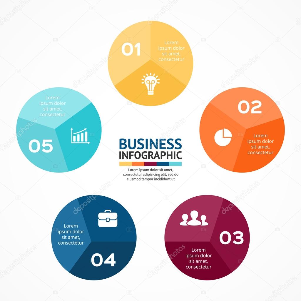 Layout for your options or steps. Abstract template for background