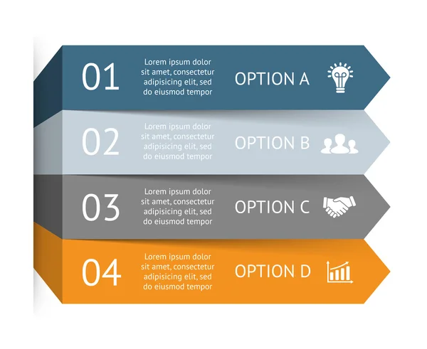 Plantilla infográfica para diagrama — Foto de Stock