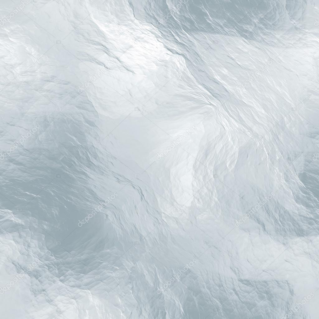Seamless tileable ice texture. Frozen water. Abstract realistic patterned winter background. Cold material wallpaper. Digital graphic design.