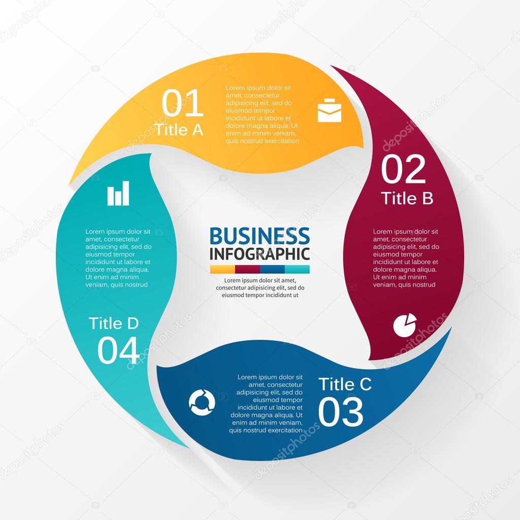 Layout for your options or steps. Abstract template for background