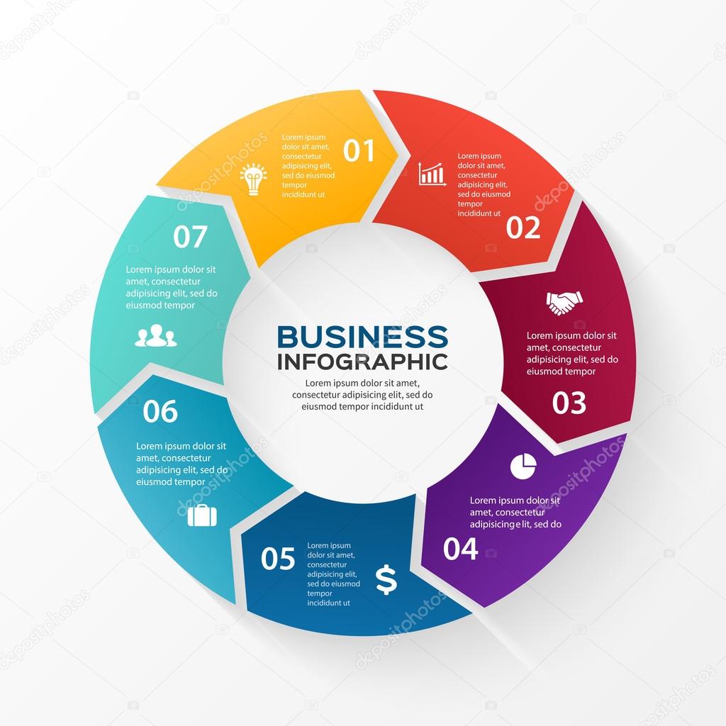 Layout for your options or steps. Abstract template for background