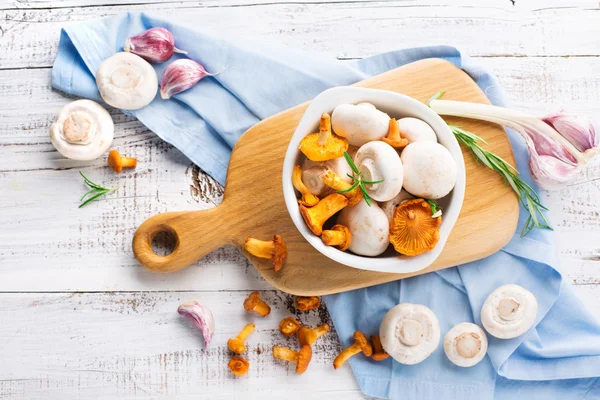 Fresh mixed mushrooms — Stock Photo, Image