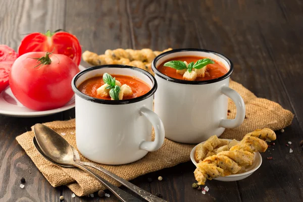 Σούπα με κόκκινο πιπέρι — Φωτογραφία Αρχείου