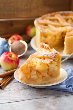 ev yapımı organik elma pasta