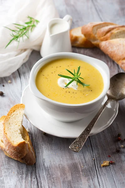 Vegetable cream soup — Stock Photo, Image