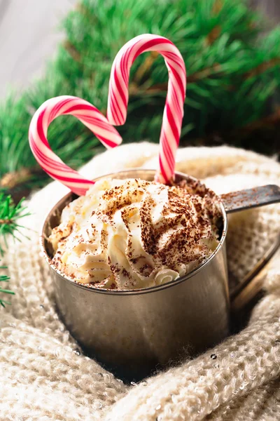 Noel Nane Sıcak Çikolata — Stok fotoğraf